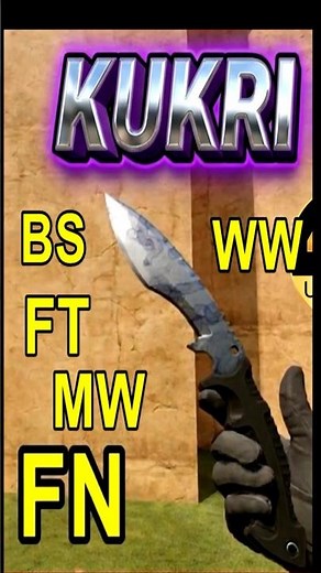 ★ CS2 Kukri Knife Stained all floats | CS2 Knife In-Game