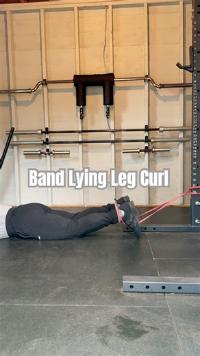 How to Perform the Band Lying Leg Curl