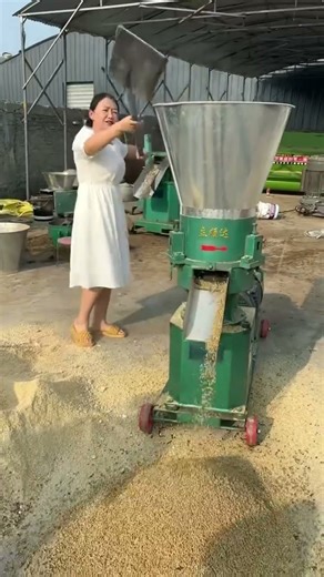 Pellet machine poultry fodder DIY chicken feed homemade