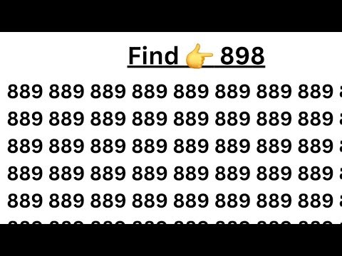 Only 1% of People Can Find the Odd Number! 🧠🔬