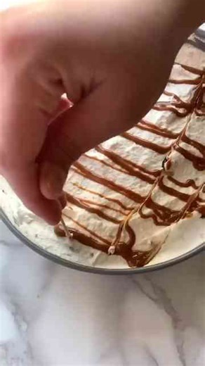 Creamy Nutter Butter ice cream cake dessert recipe