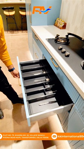 RV Modular on Instagram: "Upgrade your kitchen with style and durability! ✨ Our stainless steel modular kitchens combine sleek design with long-lasting performance. Perfect for every modern home. 💙 #RVMODULAR Follow For More @rvsteelmodular {modular kitchen, stainless steel kitchen, modern kitchen design, durable kitchen cabinets, high-grade hardware, kitchen makeover, contemporary kitchen, long-lasting kitchen solutions} #ModularKitchen #StainlessSteelKitchen #KitchenDesign #ModernKitchen #Dur