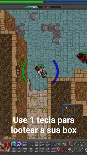 Como configurar o Quickloot/Autoloot no Tibia e lootear tudo com 1 tecla #mmorpg #tibia #rubinot