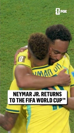 Welcome back, Neymar. The Brazilian star subs on for the first time at the 2026 FIFA World Cup 🇧🇷