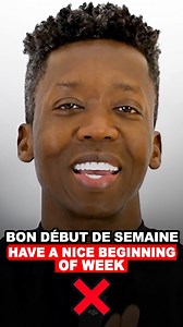 Les francophones 👋🏾 “Bon début de semaine” n’est pas ❌ « Have a nice beginning of week » L’expression correcte est : ✔️ Have a great start to the week Exemples : 📌 Bon début de semaine, et on se voit samedi ! ✅ Have a great start to your week, and I’ll see you on Saturday ! ❌ Have a nice beginning of week and I’ll see you on Saturday ! Never make this mistake again! It’s Kodjo, your English Coach Take care guys! | Kodjo Hounnaké