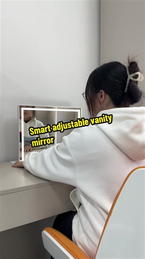 Smart adjustable vanity mirror#smarthome #companionmirror