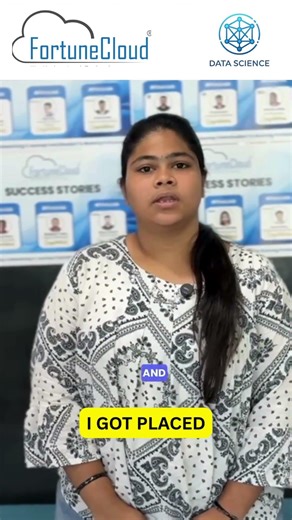 Fortune Cloud Student Got Placed..!#FortuneCloud #StudentPlacement #SuccessStory #DataScienceCareer