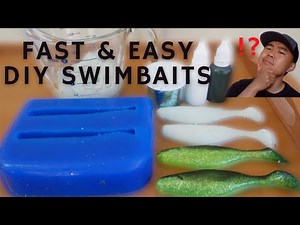 HOW TO MAKE YOUR own SWIMBAITS | FAST & EASY | Beginner Friendly