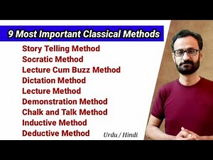 Methods of Teaching || Traditional teaching Methods