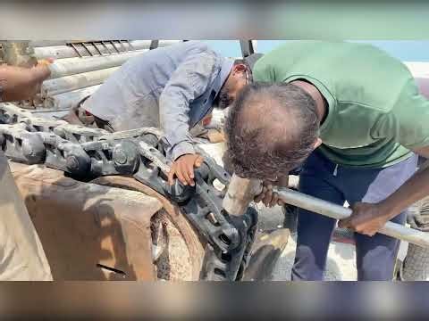 Excavator Track Master Pin Insert | Track Link Repair & Assembly Process