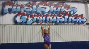 An 8-year-old dynamo, national attention has found this pint-sized Newark gymnast