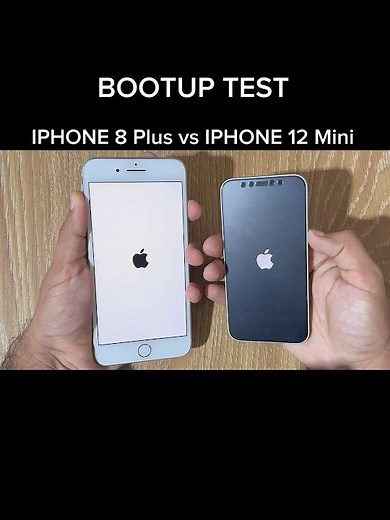 iPhone 12 Mini vs IPhone 8 Plus - BOOTUP TEST 2024