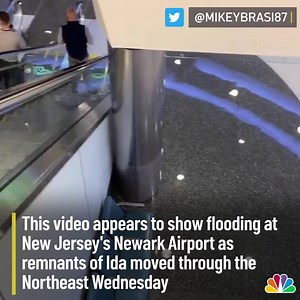 7K views · 60 reactions | WATCH: Part of Newark airport appears to be flooded as the remnants of Ida soak the Northeast. Here's more on the New York City area's historic rainfall: https://on.nbcboston.com/Z02497L | NBC10 Boston | Facebook
