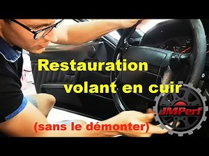 DIY ! Restauration volant cuir Porsche sans démontage pas cher et efficace - Tuto