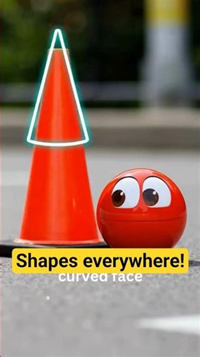 Cylinder & Cone Explained Simply | 3D Shapes Around Us in Daily Life #shorts #shortsfeed #shapes
