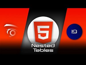 HTML Nested Tables | Tutorial