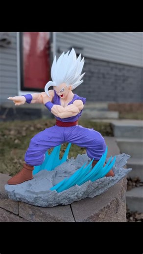 Beast Gohan – Part 2 🐉🔥 Final assembly complete. Standing around 2 feet tall in full color and easily one of my favorite anime builds yet. The details and presence on this one are unreal. Follow for more 3D printed anime builds 👀🖨️ #BeastGohan #DragonBallZ #AnimeFigures #3DPrinting #Reels | Average Dad Prints