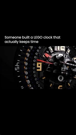 EXPLOREPAGE on Instagram: "Someone in Japan built a fully working mechanical clock out of LEGO pieces… and it actually keeps time. No motors or electronics. Just Technic gears, a homemade escapement, and a gravity-powered pendulum all working together like a real watch movement. What makes it wild is that LEGO pieces aren’t meant for precision. The plastic flexes, the gears have friction, and tiny errors add up fast. Yet this build reportedly loses only about a minute per day, which is on par wi