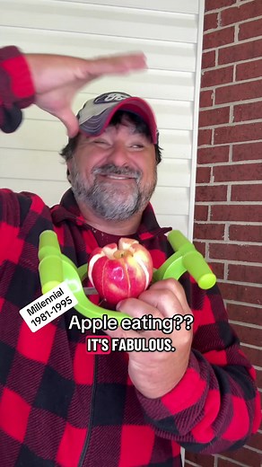 Which Generation Eats an Apple the 'Right' Way?