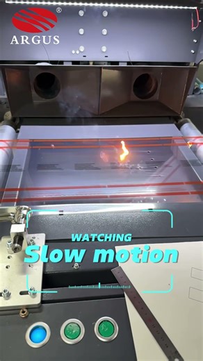 Laser Perforation of 6mm Fresh-Keeping Vent Holes on BOPP/PE Laminated Film ARGUS #laserperforation