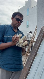 Sliding gate work nylon bearing installation #slidinggate | Chinnmay Fabrication