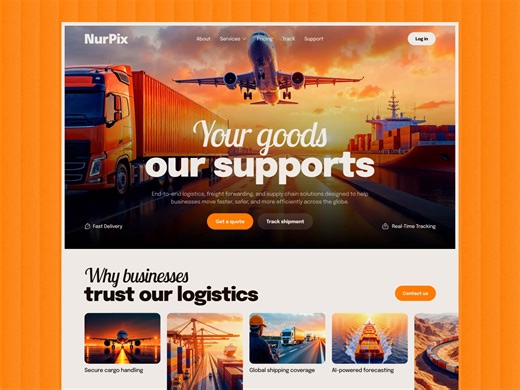 Logistics Website Design