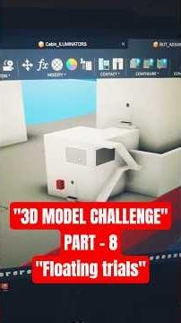 "3d model challenge" - Part 8 by #8krealisticsolutions #fusion #bambulab #3dprinting #3dart