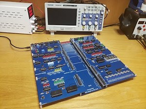 Ben Eater 8 bit computer , Modular PCB version