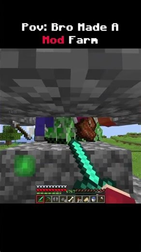 minecraft mod farm #minecraft #gaming #tiktokhack #shortsfeed