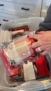 62K views · 1.9K reactions | Christmas wrapping organization! Let’s clean up together! ♥️ •••••••• #sustainability #organize #organizedhome #organizewithme #organizer #organizetok #organization #organizationtiktok #organizationhacks #typea #organizationideas #thrifter #thrift #fyp | Scarlet Cee | Facebook