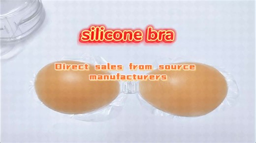 2025 New Style Thin Cup Reusable Silicone Adhesive Wire Free Strapless Seamless Push-Up Bra Sexy Design for Women Hot Sales