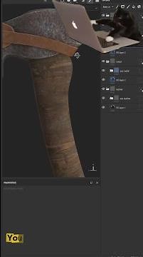 Easily Fix Material Scale & Rotation in Substance Painter with Unified UV! #substancepainter