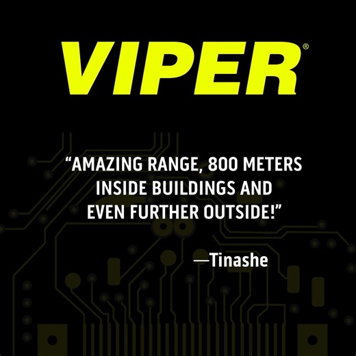 "Installed on my Nissan Skyline and works perfectly. The LC3Dremote has an amazing range, I can switch on my car from about 800 meters inside buildings and even further when outside. Would recommend for anyone looking for a remote start alarm system!" — Tinashe *5-Star review posted on Sonic Electronix* https://bit.ly/4lJAT18 #VIPER #VIPERsecurity #VehicleSecurity #OnlineReview #CustomerReview #RemoteStart #Testimonial | VIPER
