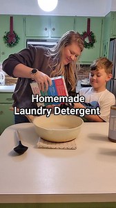 Homemade Laundry Detergent 🧺 1 cup borax 1 cup castile soap 1 cup washing soda 15 cups water Budget friendly and easy to make.💃🏻 #homemadelaundrydetergent #homemade #laundryhacks #homesteading #homesteadlife #homesteadmama #recipes | Ellie Bagwell