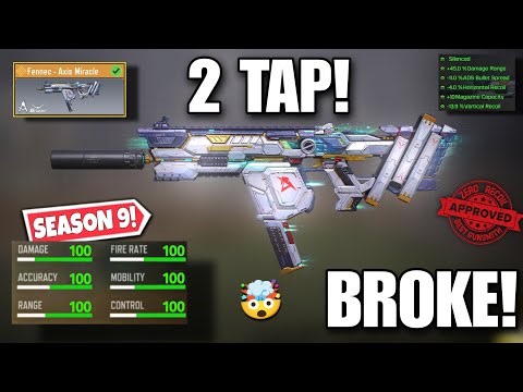 FENNEC "2 TAP" GUNSMITH BUILD | Best Fennec Gunsmith Loadout | Season 9 COD Mobile