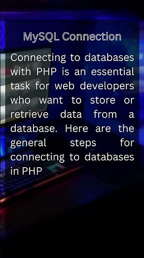 how to connect MySQL database with PHP?