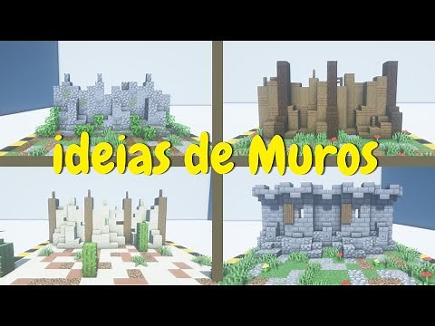 4 Wall Ideas for Minecraft