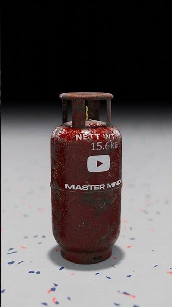 How LPG Gas Cylinder Blast #3danimations #shorts #3d