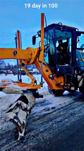 Motor Grader Working | Finishing & Snow Cleaning