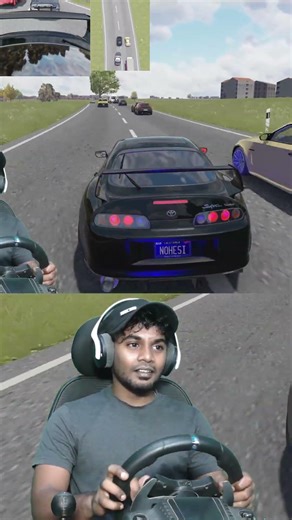 I ESCAPED THE POLICE IN TRAFFIC WITH A TOYOTA SUPRA MK4! 🚔🔥 | Assetto Corsa