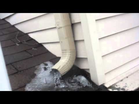 Upper Roof Downspout Extensions