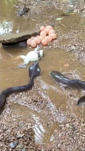 🐍 Fake Snake Prank On A Frog Gone Wrong 🐸 #Shorts 😂