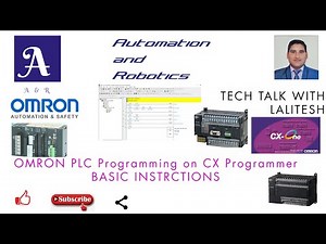 NO AND NC INSTRUCTIONS IN OMRON PLC (CX PROGRAMMER)