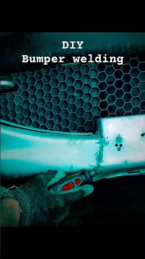 Tips and tricks to repair bumper fracture in 15 seconds.No removal needed. #diy #shorts #subscribe