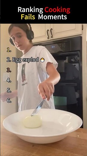 Ranking Cooking Fails Moments #asmr #funny #odlysatisfying #satisfying #fyp