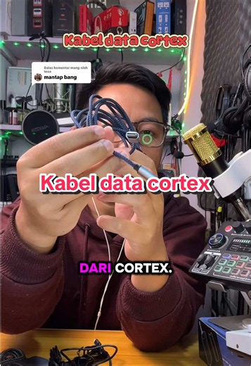 Kabel data Cortex USB ke Type-C – Review & Cara Pakai