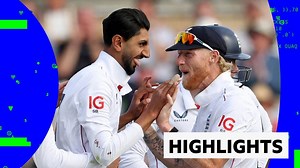 England v Zimbabwe Test match day two highlights