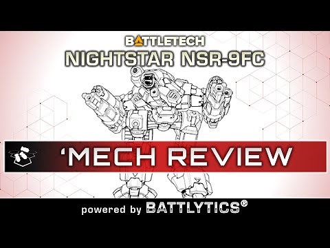 Nightstar NSR-9FC: Battlytics | Classic BattleTech Mech Review | Clan Invasion | DFA Wargaming