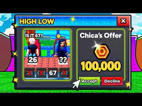 I WON *100,000 TOKENS* With the NEW MINIGAME in Escape Tsunami!