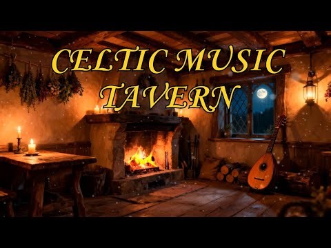 Celtic Music Tavern 🎻 Medieval Quiet Inn with Peacefull Music & Mystic Ambience